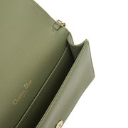 Picture of Christian Dior Cross Body Lady Dior Pouch in Green, Leather