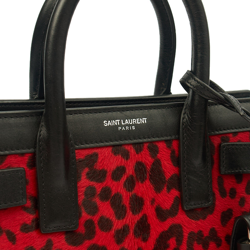 Picture of Saint Laurent Tote Sac de Jour Nano in Black, Calfskin Leather