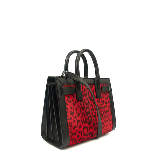 Picture of Saint Laurent Tote Sac de Jour Nano in Black, Calfskin Leather