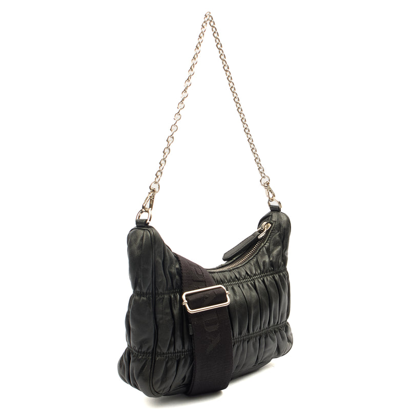 Picture of Prada Cross Body Re-Edition Quilted Crossbody in Black, Calfskin