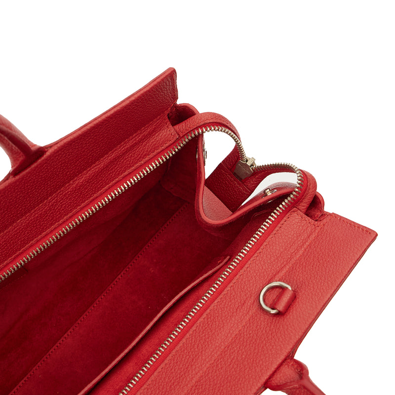 Picture of Saint Laurent Tote Cabas - Small in Red, Calfskin Leather