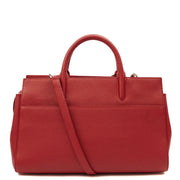 Picture of Saint Laurent Tote Cabas - Small in Red, Calfskin Leather