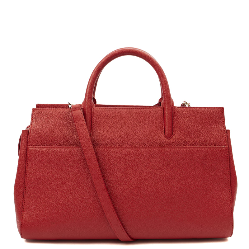 Picture of Saint Laurent Tote Cabas - Small in Red, Calfskin Leather