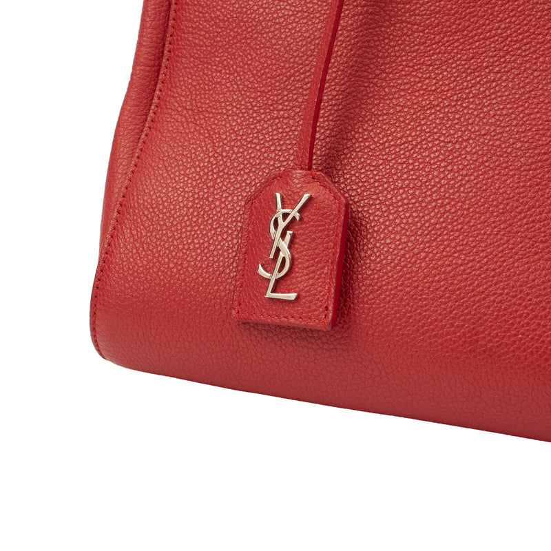 Picture of Saint Laurent Tote Cabas - Small in Red, Calfskin Leather