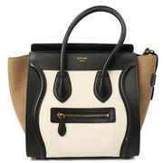 Picture of Celine Top Handle Luggage - Micro in Bi Colour, Leather