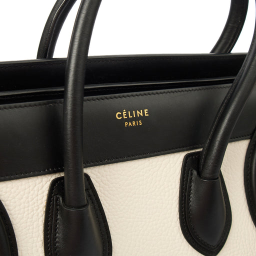 Picture of Celine Top Handle Luggage - Micro in Bi Colour, Leather