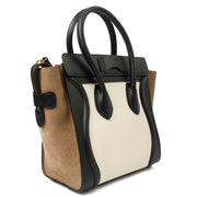 Picture of Celine Top Handle Luggage - Micro in Bi Colour, Leather