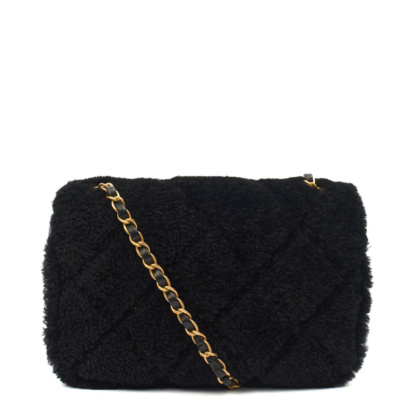 Picture of Chanel Shoulder Bag Flap Bag in Black, Canvas