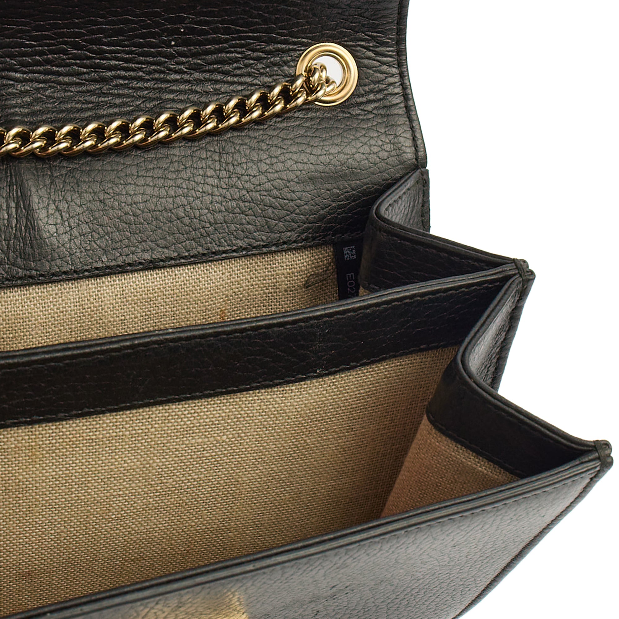 Gucci Cross Body Interlocking GG Shoulder Bag - Small in Black