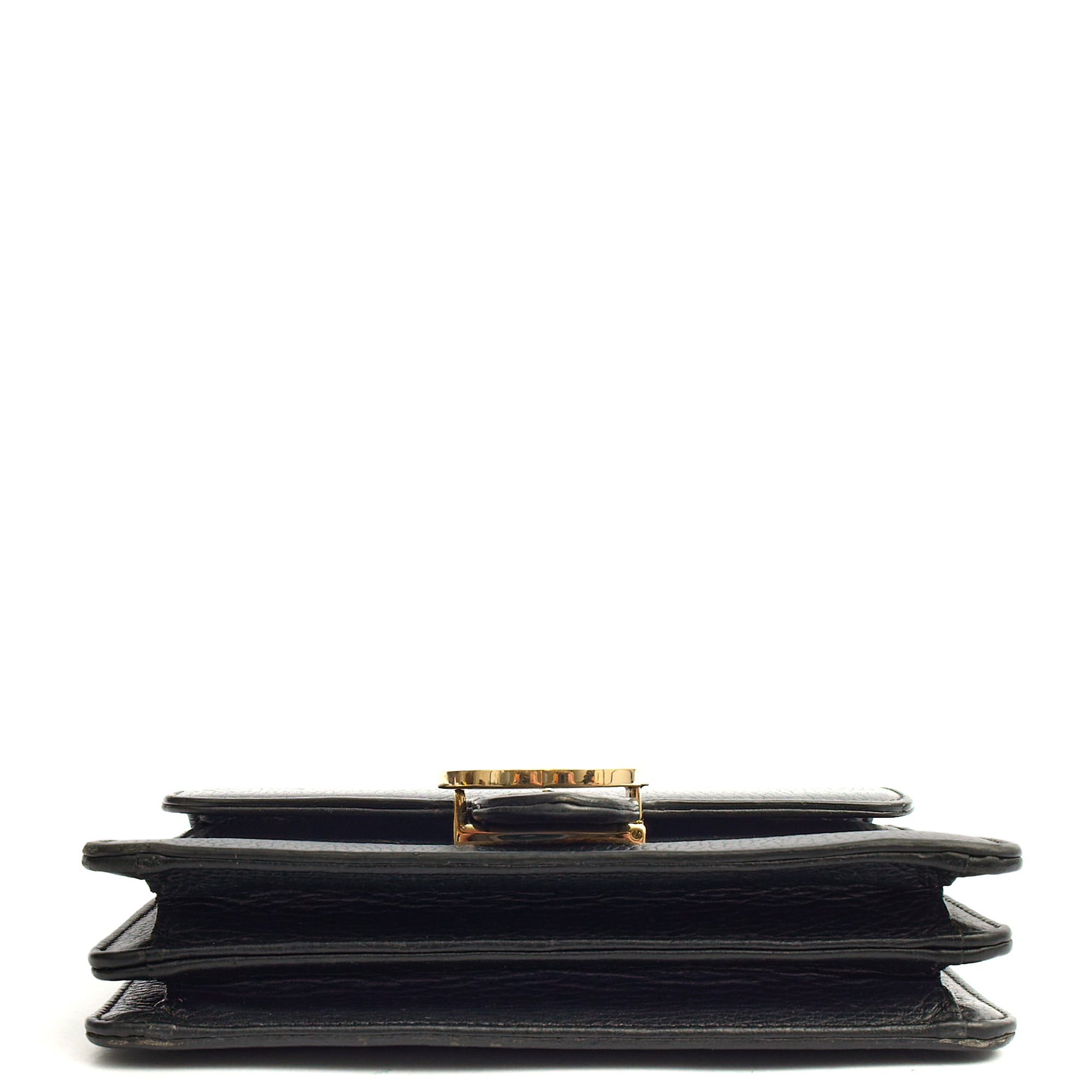 Gucci Cross Body Interlocking GG Bag - Small in Black, Leather