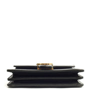 Picture of Gucci Cross Body Interlocking GG Shoulder Bag - Small in Black, Leather