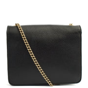 Picture of Gucci Cross Body Interlocking GG Shoulder Bag - Small in Black, Leather