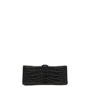 Picture of Balenciaga Top Handle Hourglass Top Handle Small in Black, Exotic Effect Leather
