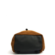 Picture of Loewe Backpack Flamenco in Brown, Suede
