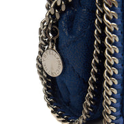 Picture of Stella McCartney Cross Body Falabella Fold-Over Clutch in Blue, Vegan Leather