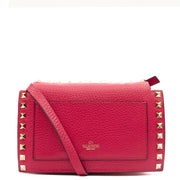 Picture of Valentino Cross Body Free Rockstud Bag - Small in Pink, Calfskin