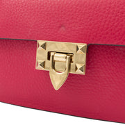 Picture of Valentino Cross Body Free Rockstud Bag - Small in Pink, Calfskin