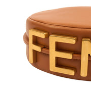 Picture of Fendi Cross Body Fendigraphy Small in Brown, Leather