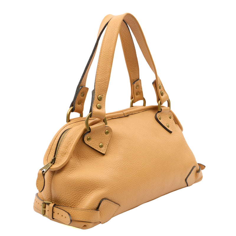 Picture of Mulberry Tote Vintage Tote  in Neutral, Calfskin Leather