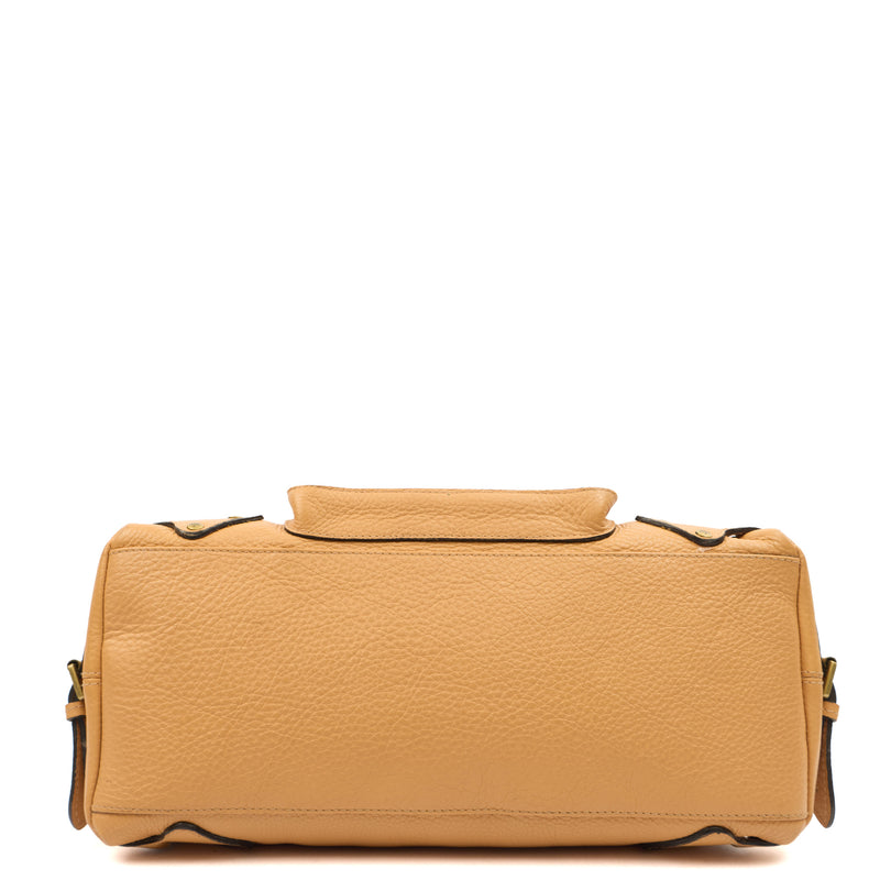 Picture of Mulberry Tote Vintage Tote  in Neutral, Calfskin Leather