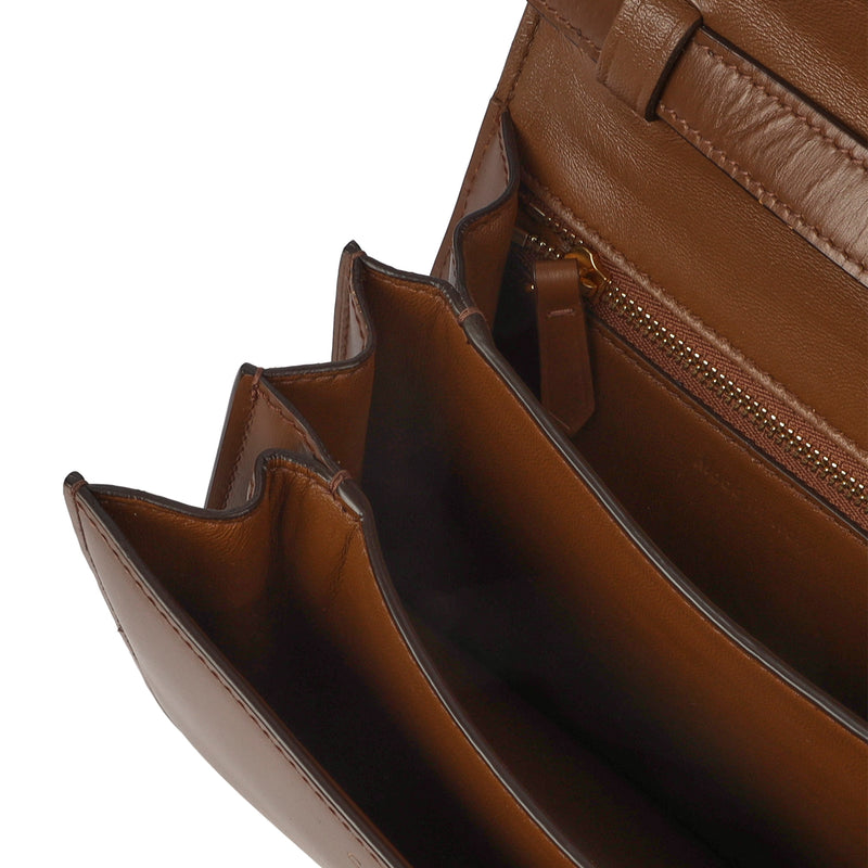 Picture of Celine Shoulder Bag Box Bag - Medium in Brown, Leather