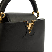 Picture of Louis Vuitton Mini Bag Capucines Mini in Black, Taurillon Leather