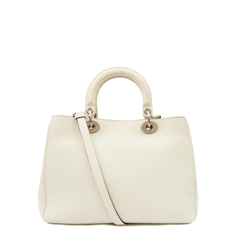 Picture of Christian Dior Tote Diorissimo - Small in White, Calfskin