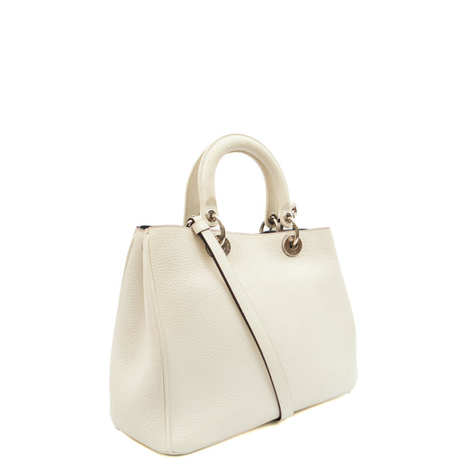 Picture of Christian Dior Tote Diorissimo - Small in White, Calfskin