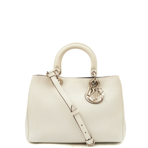Picture of Christian Dior Tote Diorissimo - Small in White, Calfskin