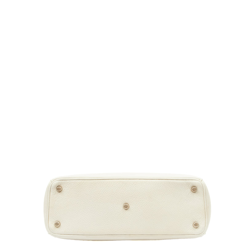 Picture of Christian Dior Tote Diorissimo - Small in White, Calfskin