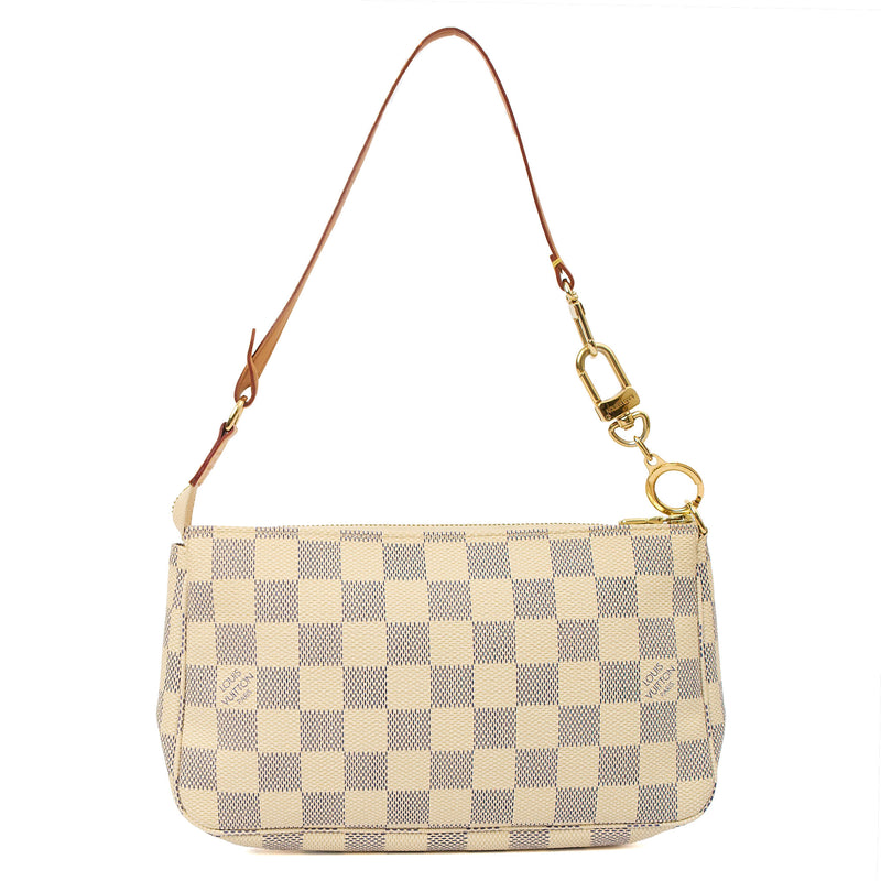 Picture of Louis Vuitton Shoulder Bag Pochette in Damier Azur, Canvas
