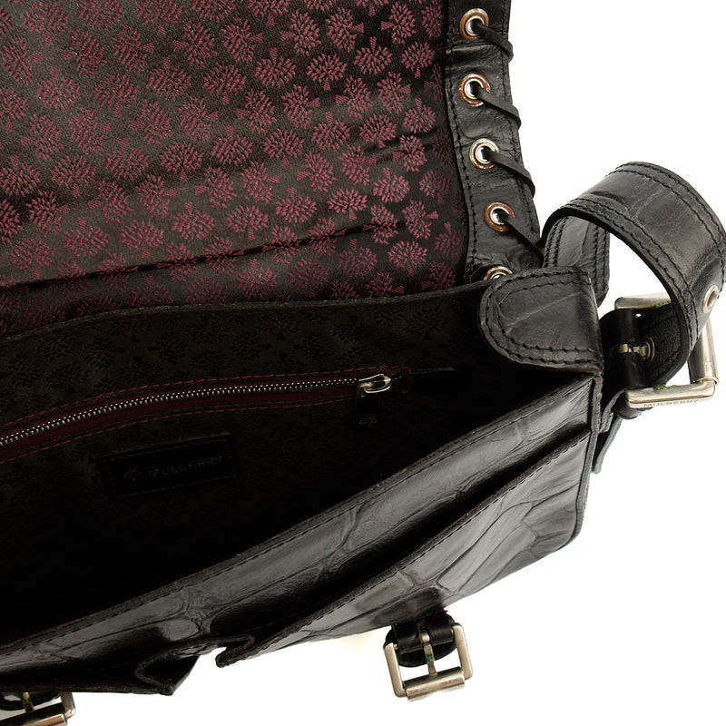 Picture of Mulberry Shoulder Bag Vintage Shoulder Bag in Black, Exotic Effect Leather