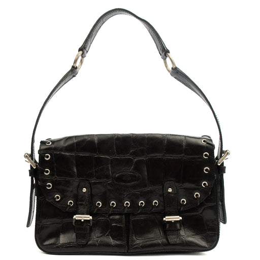 Picture of Mulberry Shoulder Bag Vintage Shoulder Bag in Black, Exotic Effect Leather