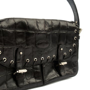 Picture of Mulberry Shoulder Bag Vintage Shoulder Bag in Black, Exotic Effect Leather