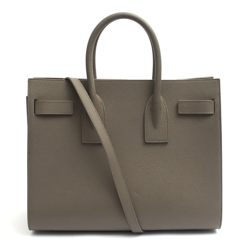 Picture of Saint Laurent Tote Sac de Jour in Grey, Calfskin Leather