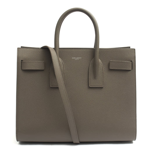 Picture of Saint Laurent Tote Sac de Jour in Grey, Calfskin Leather