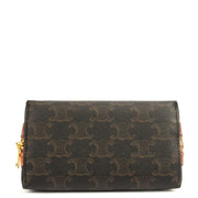 Picture of Celine Cosmetic Bag Zip Pouch in Brown, Box Calfskin
