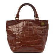 Picture of Mulberry Tote Vintage Tote  in Brown, Exotic Effect Leather