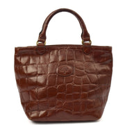 Picture of Mulberry Tote Vintage Tote  in Brown, Exotic Effect Leather
