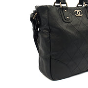 Picture of Chanel Tote Outdoor Ligne Bowler Bag in Black, Caviar Leather