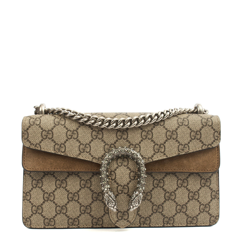 Picture of Gucci Cross Body Dionysus - Small in GG Supreme, Exotic Effect Leather