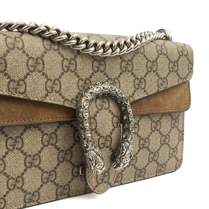 Picture of Gucci Cross Body Dionysus - Small in GG Supreme, Exotic Effect Leather