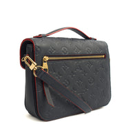 Picture of Louis Vuitton Cross Body Pochette Metis in Blue , Empreinte Leather