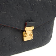 Picture of Louis Vuitton Cross Body Pochette Metis in Blue , Empreinte Leather