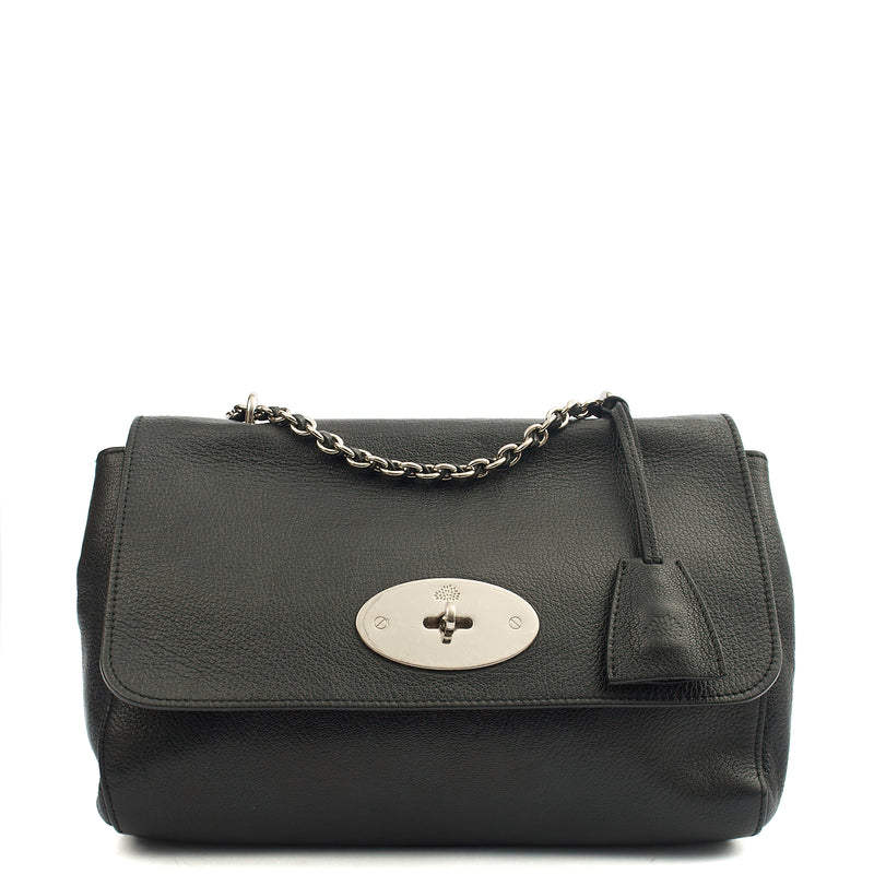 Picture of Mulberry Cross Body Lily - Large in Black, Leather