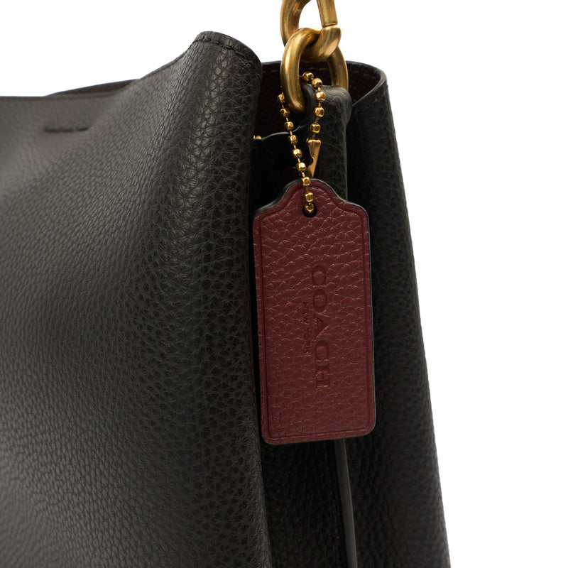 Picture of Coach Bucket Bag Willow Tote in Black, Leather