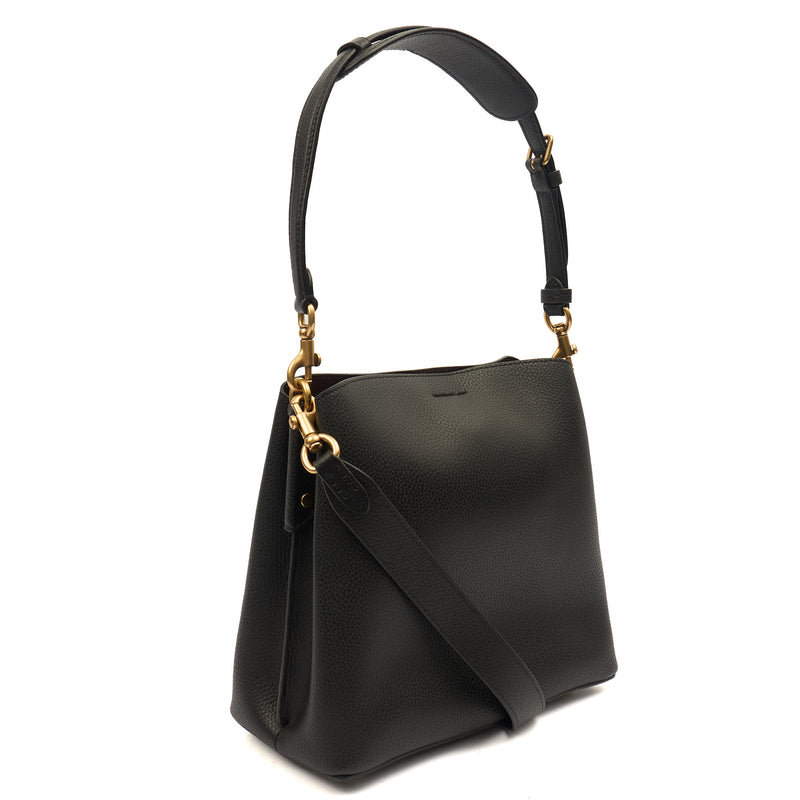 Picture of Coach Bucket Bag Willow Tote in Black, Leather