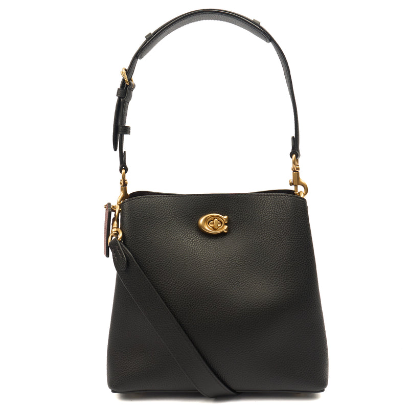 Picture of Coach Bucket Bag Willow Tote in Black, Leather