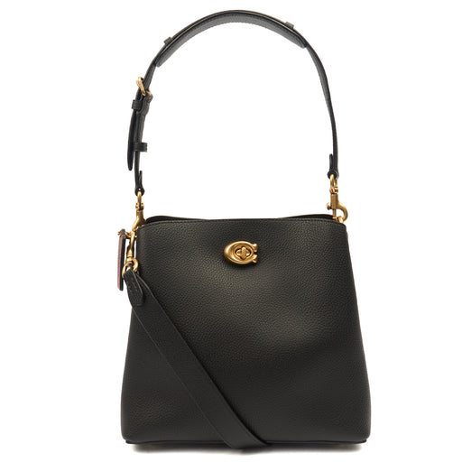 Picture of Coach Bucket Bag Willow Tote in Black, Leather