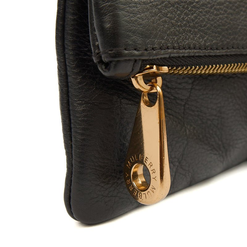 Mulberry Clutch Clutch in Black, Leather
